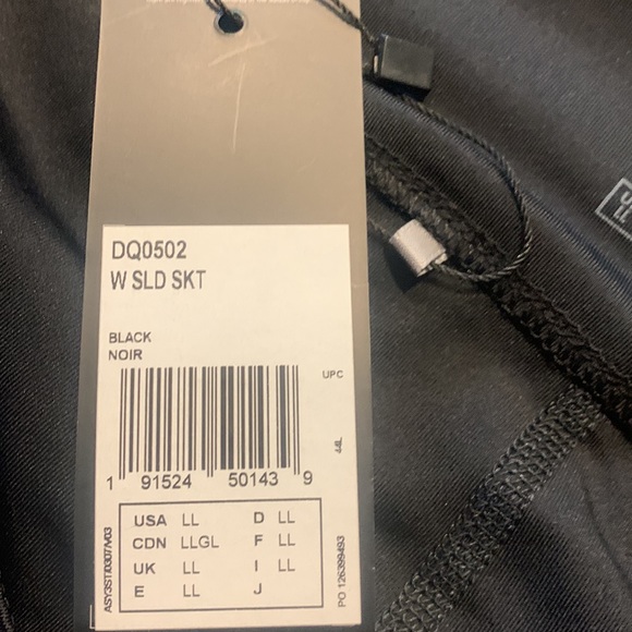 NWT Adidas Skort ULTIMATE SPORT Stretch BLACK US L Long - Picture 6 of 7